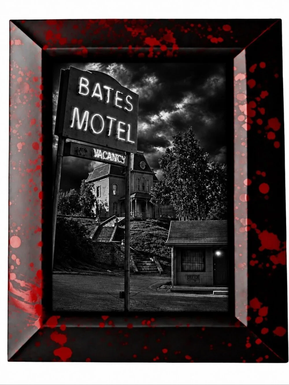 Bates Motel Horror Dark Gothic Framed Home Decor Horror Series Serial Killer